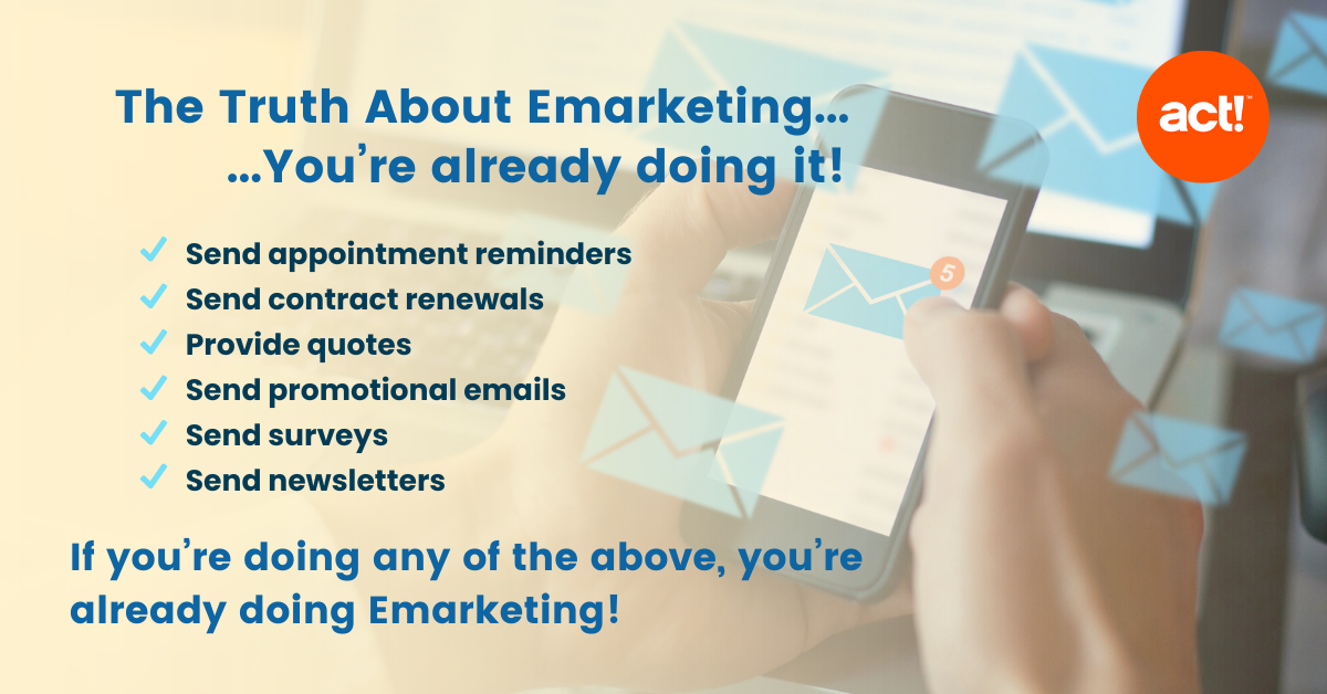 An infographic outlining all the ways people use email marketing.
