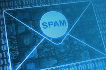 icon of an envelope representing spam emails